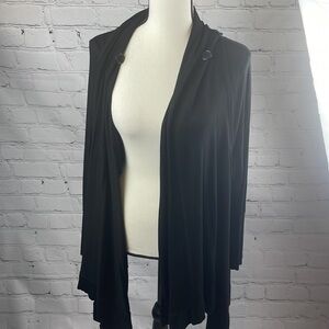 UEV Xersion black long sleeve open front cardigan 3X